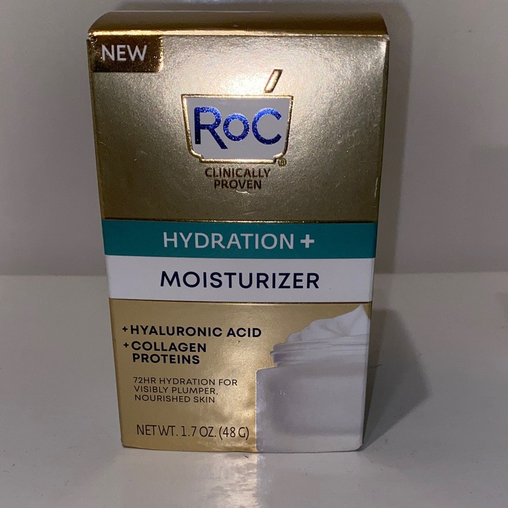 Roc Hydration+ Moisturizer with Hyaluronic Acid - Gold and White
